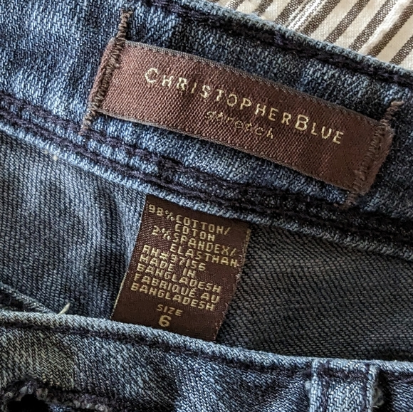 Christopher Blue Stretch Jeans - Picture 6 of 7